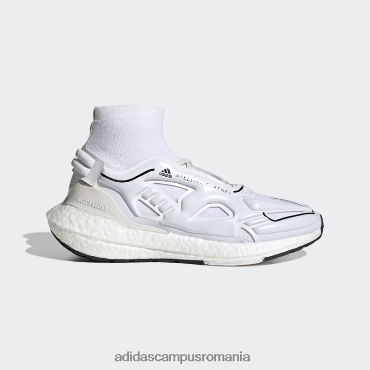 adidas campus romania vapori albi de stella mccartney ultraboost 22 pantofi de alergare moda unisex vapori albi/negri J266N22037