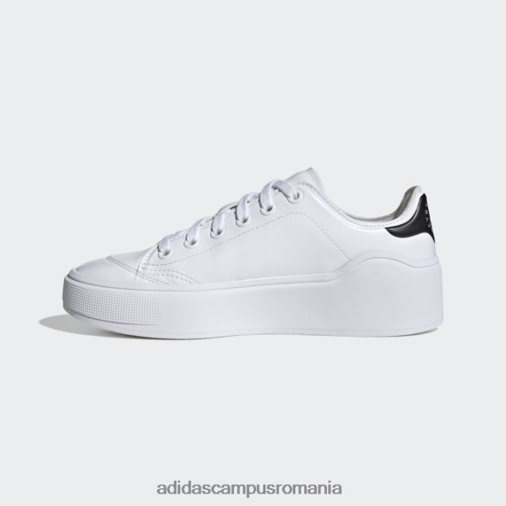 adidas campus romania white hot by stella mccartney pantofi de curte unisex alb roșu J266N24318