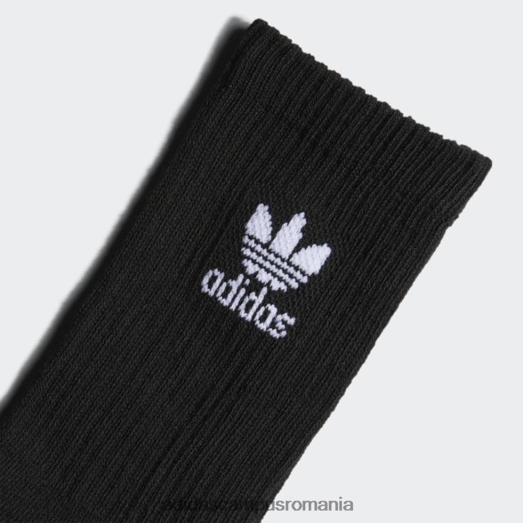 adidas campus romania șosete gri trefoil crew 6 perechi copii gri J266N225648