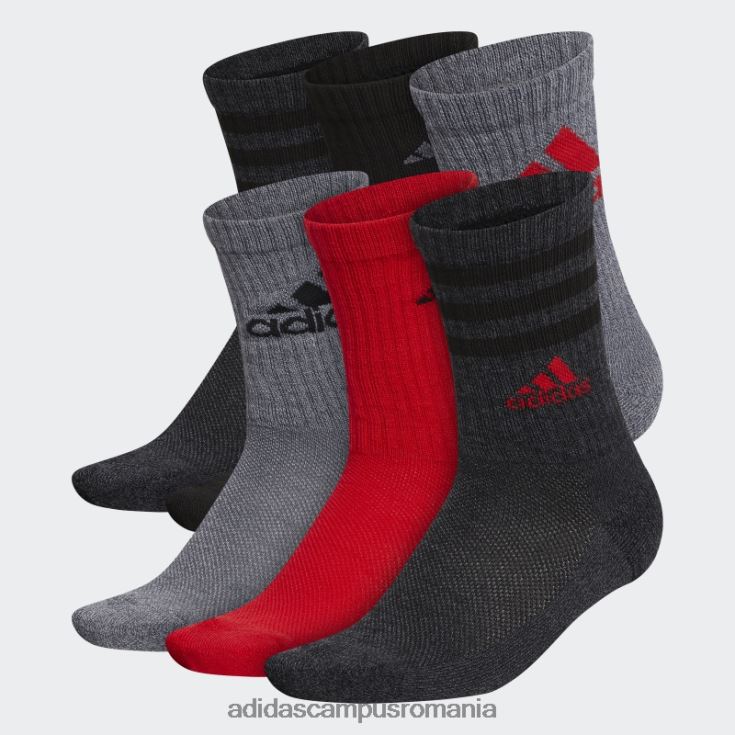 adidas campus romania șosete mixte cu perne gri mediu 6 perechi adidas copii gri mediu J266N225659
