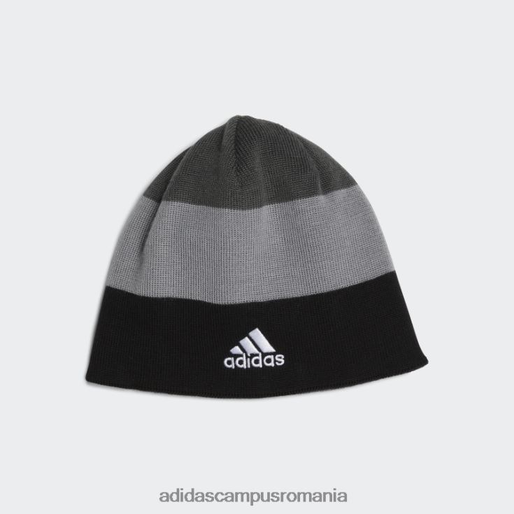 adidas campus romania beanie de bază neagră copii gri inchis J266N225639
