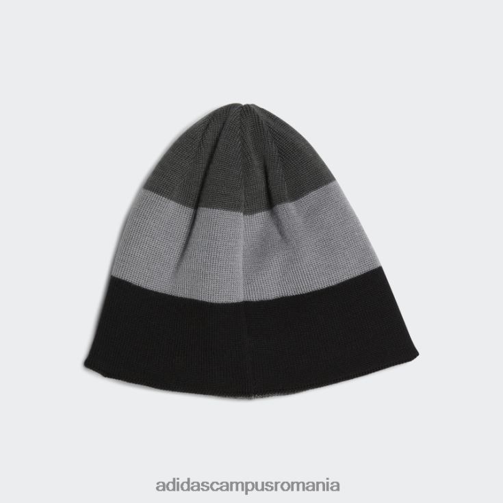 adidas campus romania beanie de bază neagră copii gri inchis J266N225639