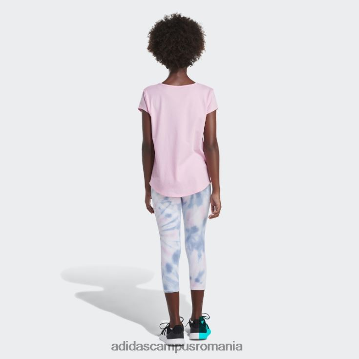 adidas campus romania colanti 7/8 din bumbac cu imprimeu peste tot alb copii alb J266N225525