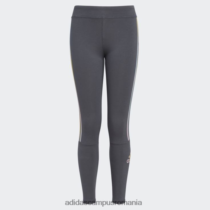 adidas campus romania colanti cu logo onix cu 3 dungi copii onix J266N225546