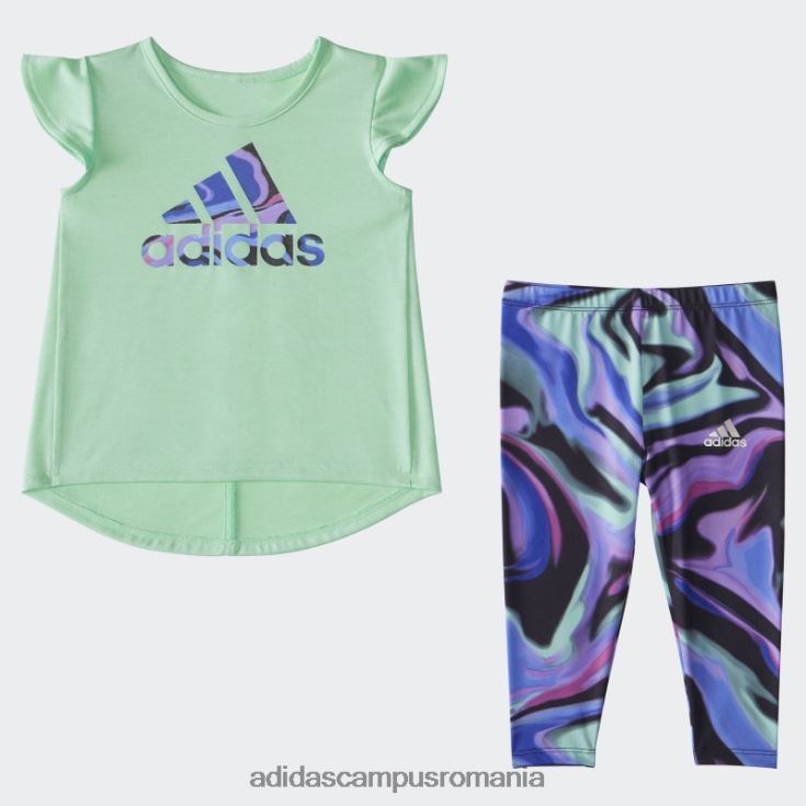 adidas campus romania verde ig mel tee aop tight set adidas copii verde J266N225527