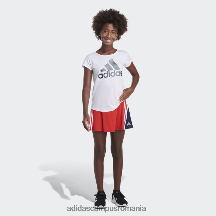 adidas campus romania Fusta adidas cu 3 dungi rosie copii roșu J266N225590
