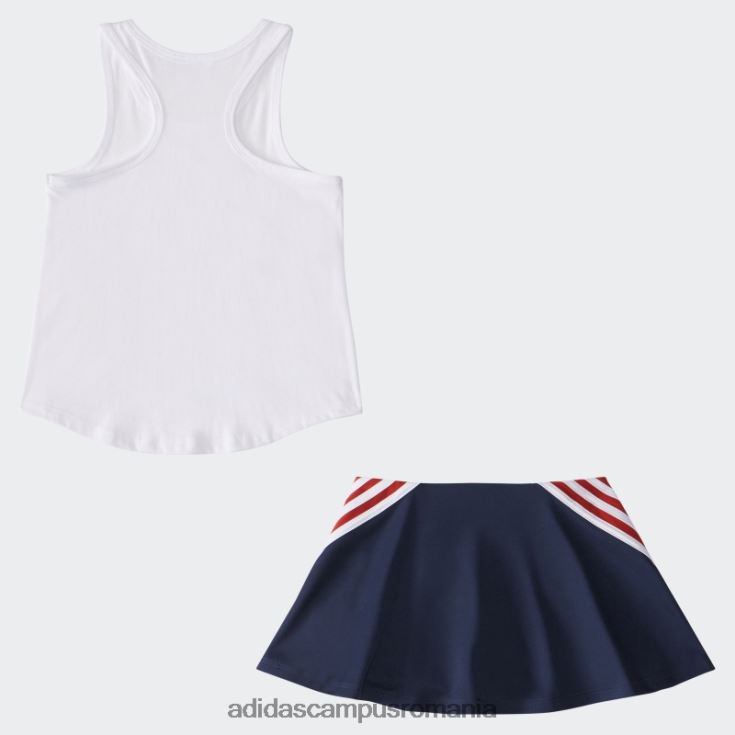 adidas campus romania alb ig tank clrblk skort set adidas copii alb J266N225593