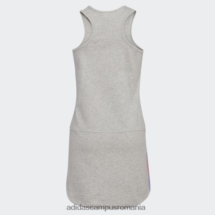 adidas campus romania rochie tank cu tiv curbat gri mediu copii gri mediu J266N225586