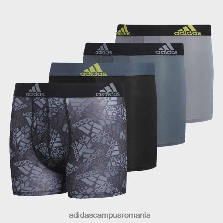 adidas campus romania Boxer negru sport performance grafic 4 perechi adidas copii negru J266N211949