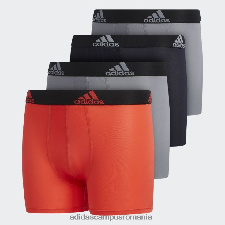 adidas campus romania slip boxer performant 4 perechi ink copii cerneală/onix/roșu J266N225345