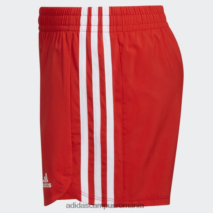 adidas campus romania Pantaloni scurți țesuți cu 3 dungi roșii copii roșu J266N225453