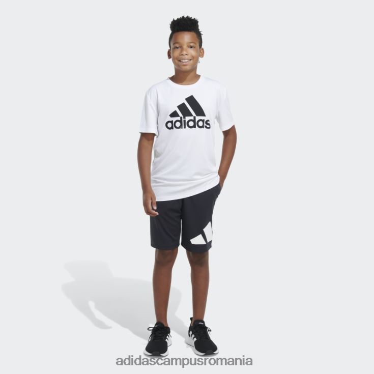 adidas campus romania pantaloni scurți cu logo lateral essentials negru copii negru J266N225166