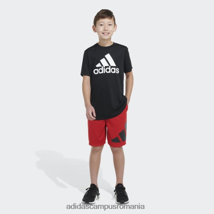 adidas campus romania pantaloni scurți cu logo lateral essentials stacojiu adidas copii stacojiu J266N225170