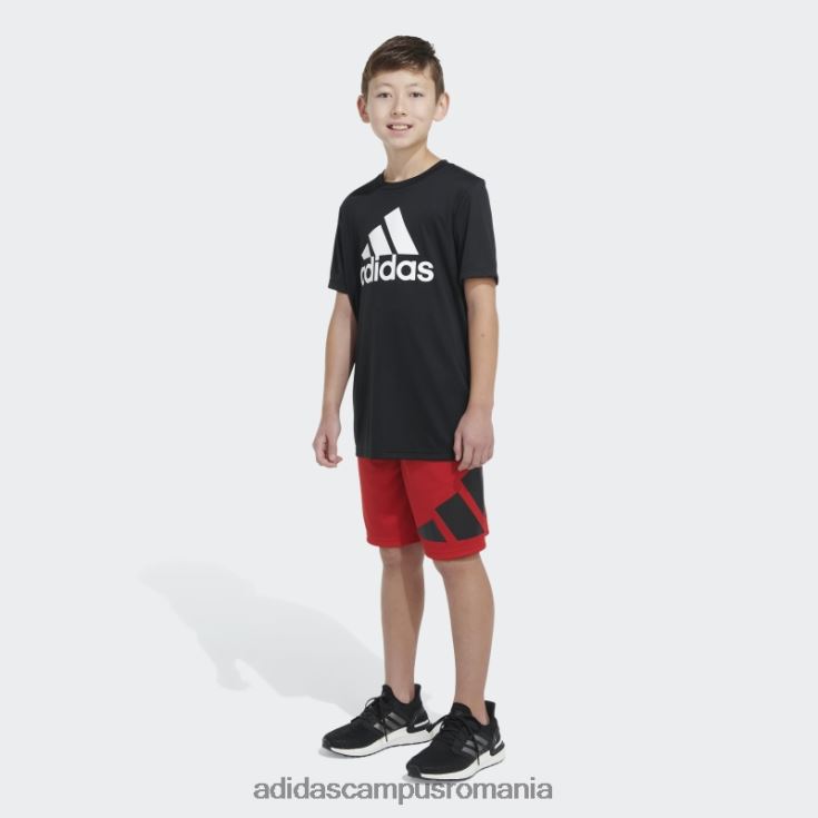 adidas campus romania pantaloni scurți cu logo lateral essentials stacojiu adidas copii stacojiu J266N225170