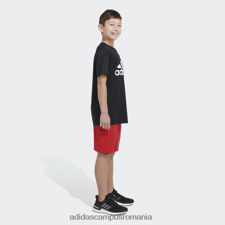 adidas campus romania pantaloni scurți cu logo lateral essentials stacojiu adidas copii stacojiu J266N225170