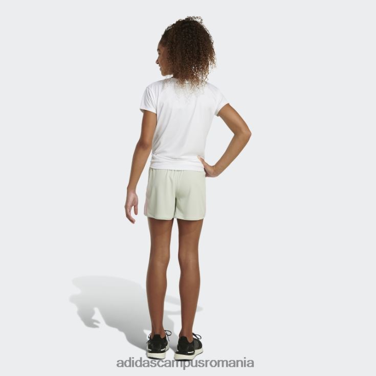 adidas campus romania pantaloni scurți din plasă cu dungi verzi adidas copii verde J266N225461