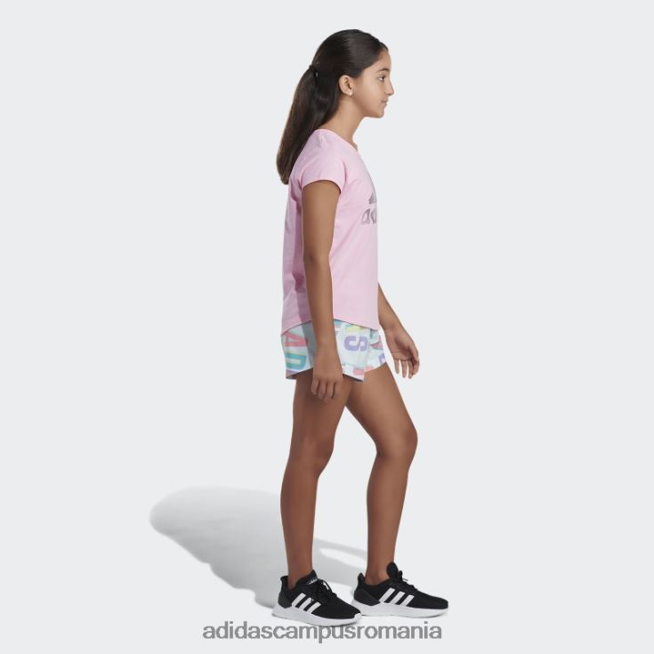 adidas campus romania pantaloni scurți țesuți cu imprimeu de mentă de gheață copii menta cu gheata J266N225456