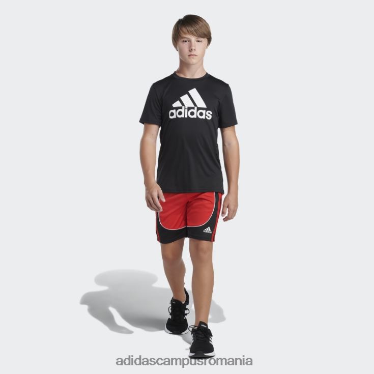 adidas campus romania pantaloni scurți roșii de creator copii roșu J266N225174