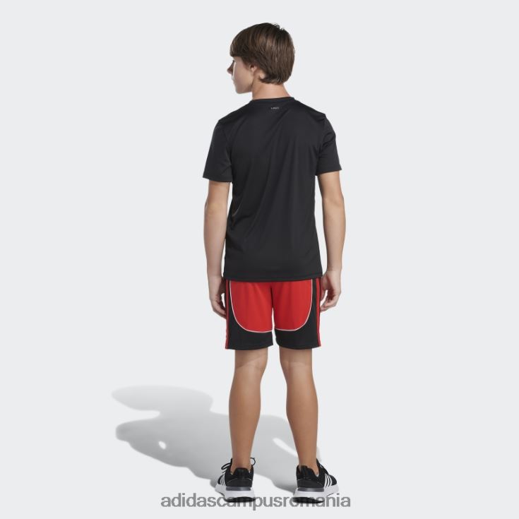 adidas campus romania pantaloni scurți roșii de creator copii roșu J266N225174