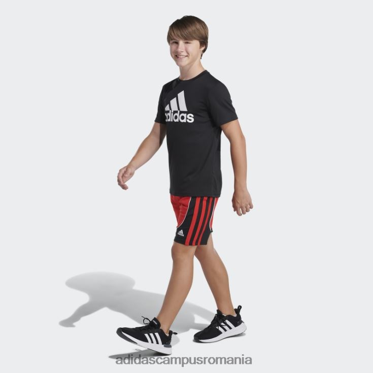 adidas campus romania pantaloni scurți roșii de creator copii roșu J266N225174