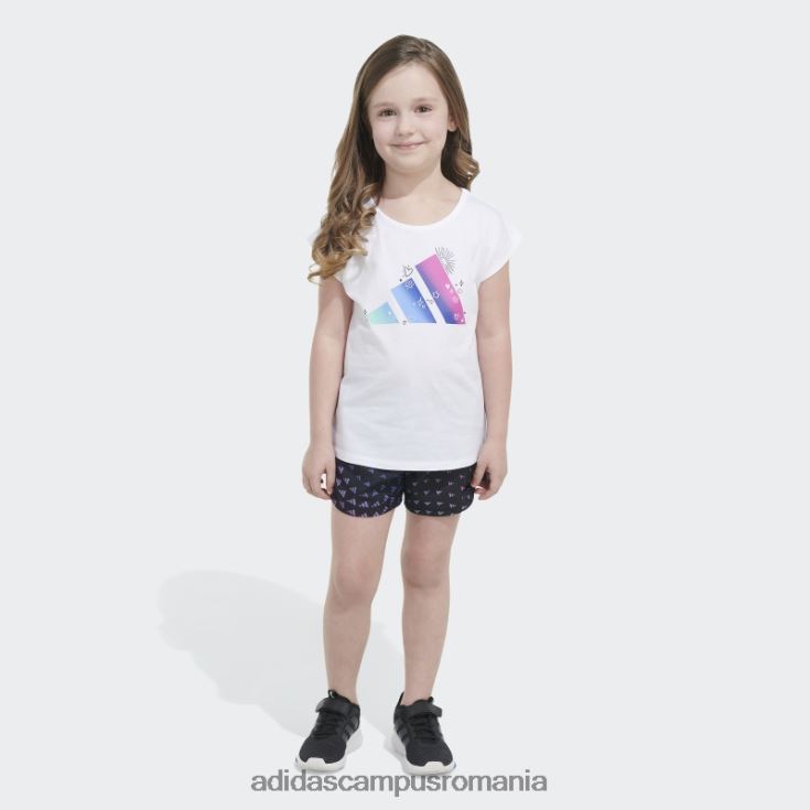 adidas campus romania tank wvn aop set scurt adidas alb copii alb J266N225488