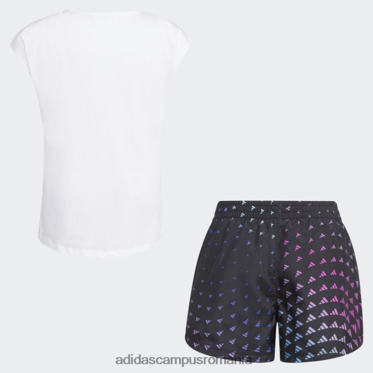 adidas campus romania tank wvn aop set scurt adidas alb copii alb J266N225488