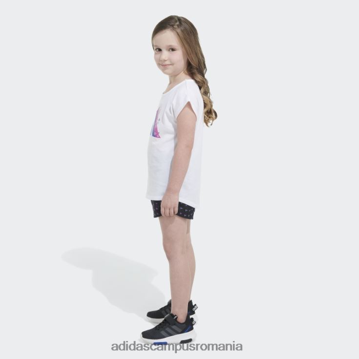adidas campus romania tank wvn aop set scurt adidas alb copii alb J266N225488