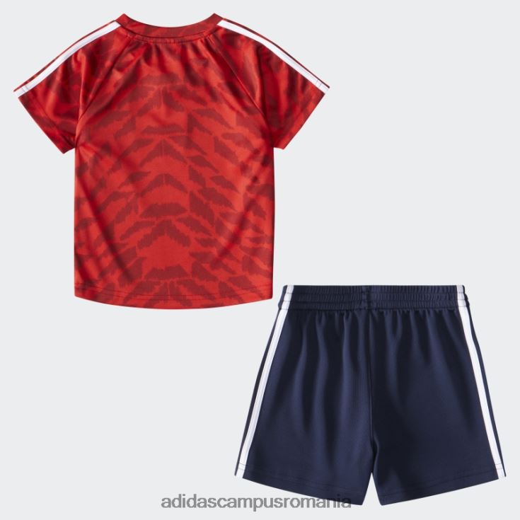 adidas campus romania tricou de fotbal scarlet ib set scurt adidas copii stacojiu J266N225173
