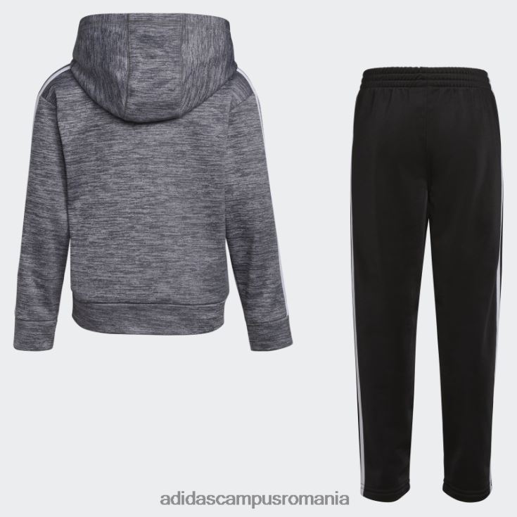 adidas campus romania Set pulover cu glugă și pantaloni din aluminiu copii aluminiu J266N225241