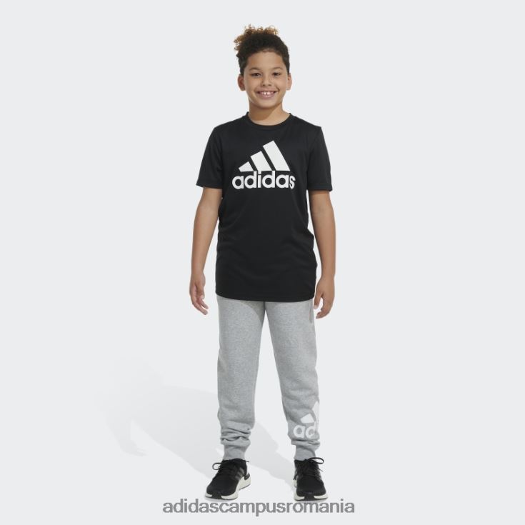 adidas campus romania ess flc htr bos jogger mediu gri copii gri mediu J266N225267