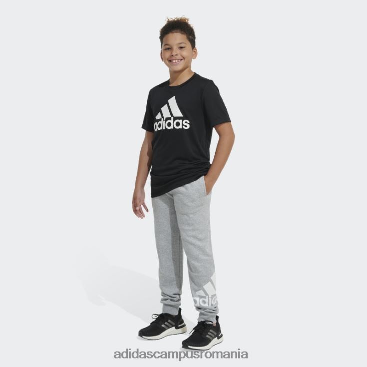 adidas campus romania ess flc htr bos jogger mediu gri copii gri mediu J266N225267