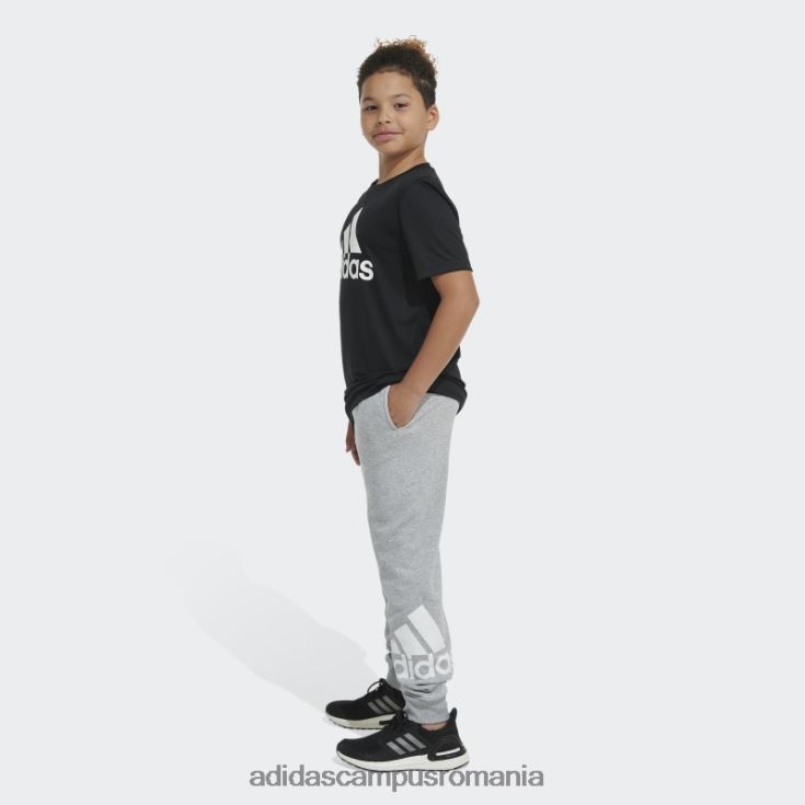 adidas campus romania ess flc htr bos jogger mediu gri copii gri mediu J266N225267
