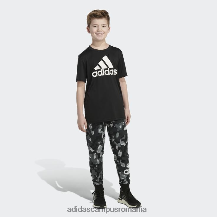 adidas campus romania pantaloni de jogging din fleece camo cu nucleu negru copii negru J266N225234