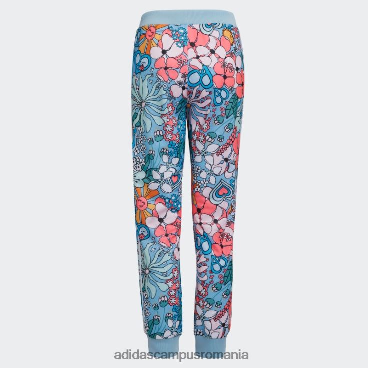 adidas campus romania pantaloni de jogging din tricot cu imprimeu peste tot sky adidas copii cer J266N225560
