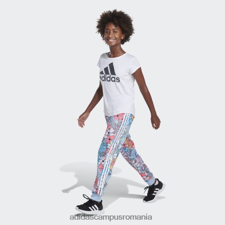 adidas campus romania pantaloni de jogging din tricot cu imprimeu peste tot sky adidas copii cer J266N225560