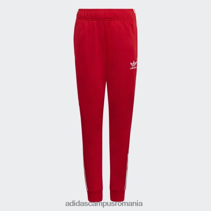 adidas campus romania pantaloni de sport roșii adicolor sst copii rosu alb J266N225228