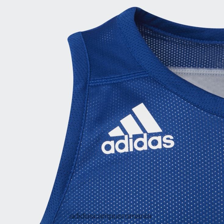adidas campus romania Tricou reversibil 3g speed royal adidas copii regal/alb J266N218684