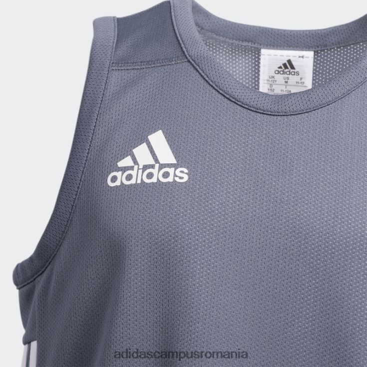 adidas campus romania Tricou reversibil onix 3g speed adidas copii onix/alb J266N218975