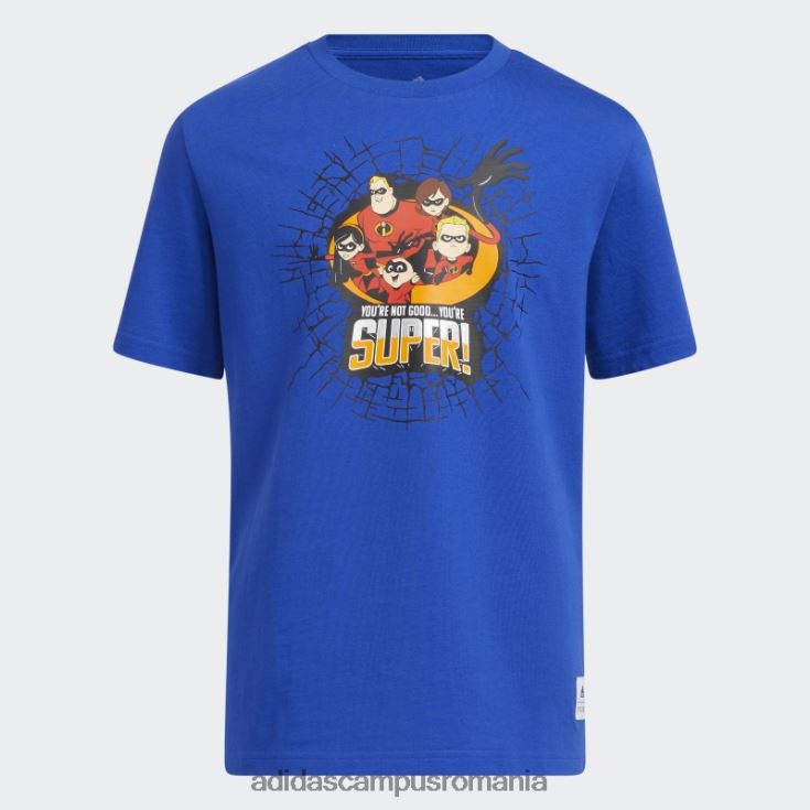 adidas campus romania tricou albastru îndrăzneț Incredibles copii albastru îndrăzneț J266N211939