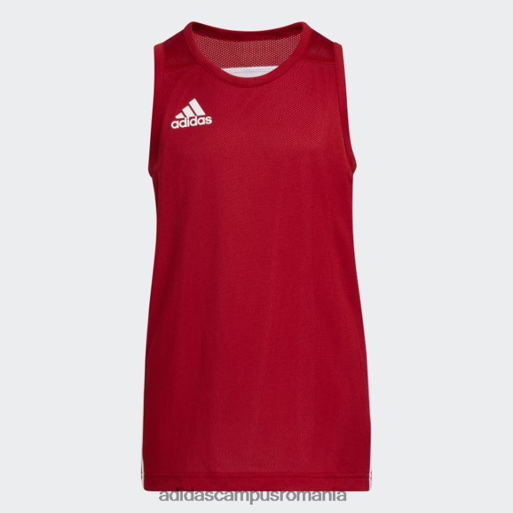 adidas campus romania tricou rosu 3g speed reversibil copii rosu alb J266N218695