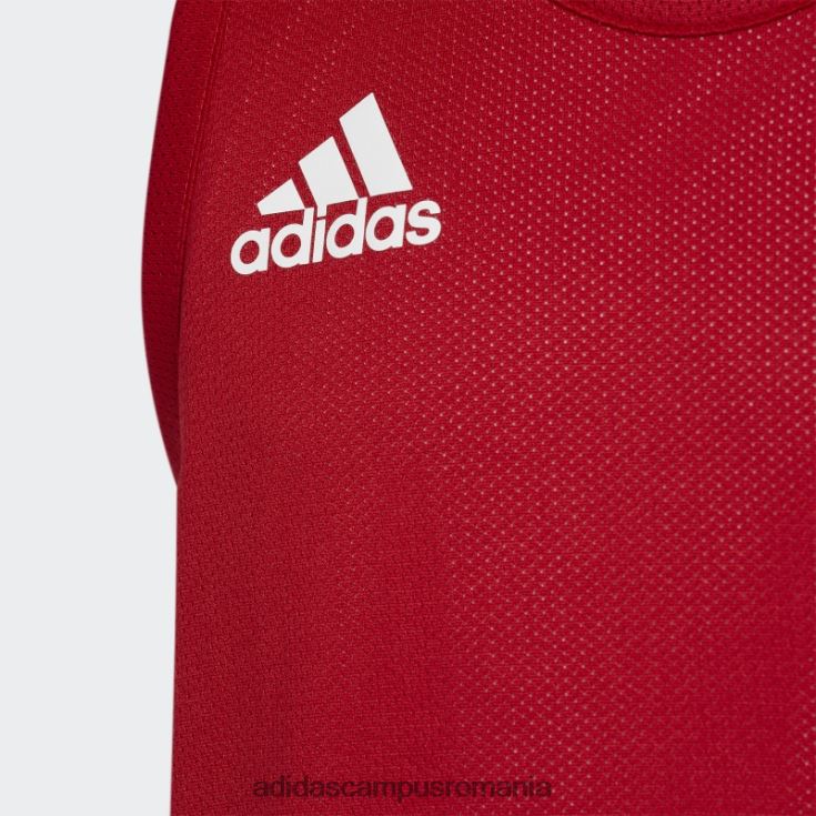 adidas campus romania tricou rosu 3g speed reversibil copii rosu alb J266N218695