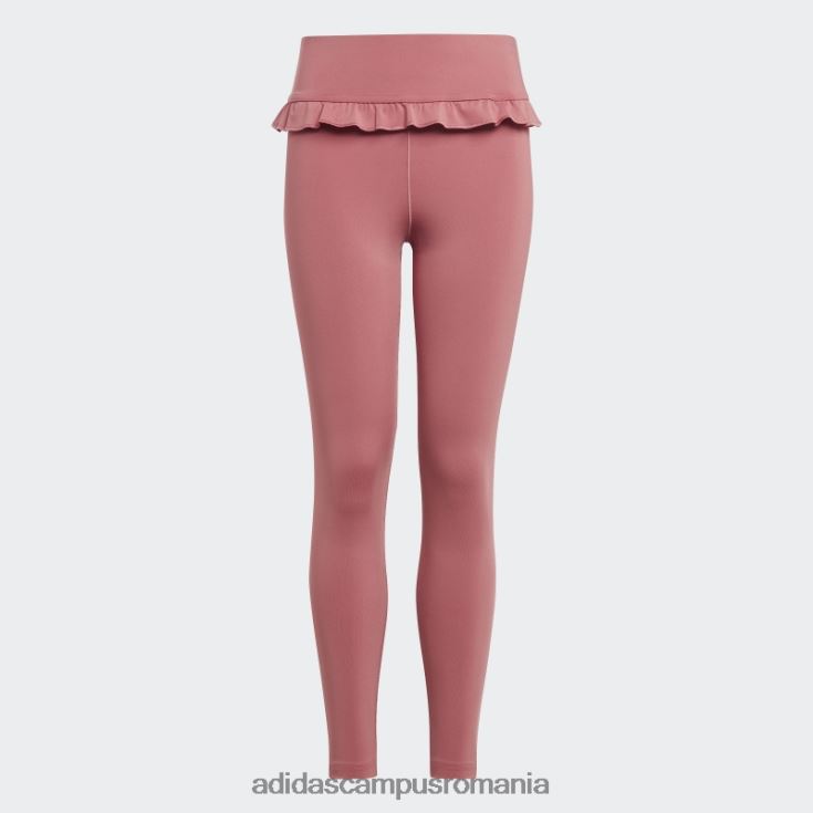 adidas campus romania Colanți 7/8 cu talie înaltă aeroready de yoga roz copii roz J266N212136