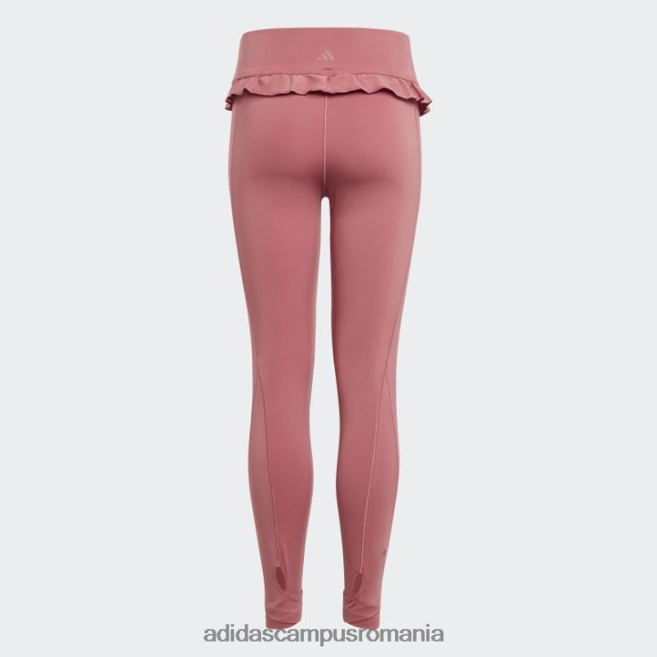 adidas campus romania Colanți 7/8 cu talie înaltă aeroready de yoga roz copii roz J266N212136