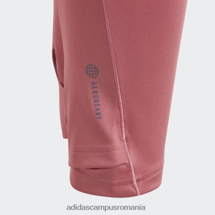 adidas campus romania Colanți 7/8 cu talie înaltă aeroready de yoga roz copii roz J266N212136