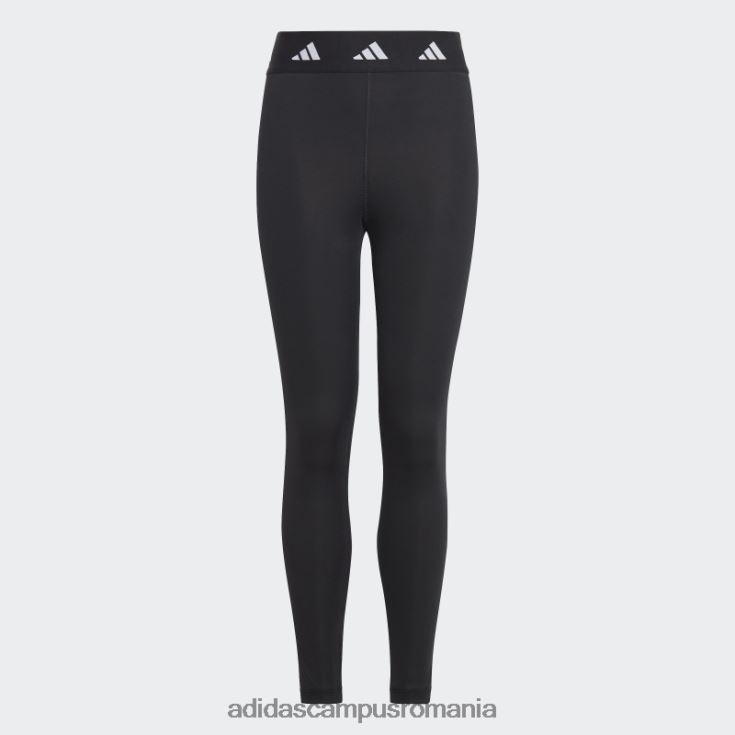 adidas campus romania Colanți 7/8 cu talie înaltă aeroready techfit negri copii alb negru J266N219154