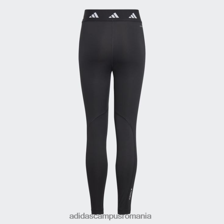 adidas campus romania Colanți 7/8 cu talie înaltă aeroready techfit negri copii alb negru J266N219154