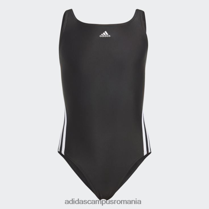 adidas campus romania Costum de baie 3 dungi negru adidas copii alb negru J266N219146