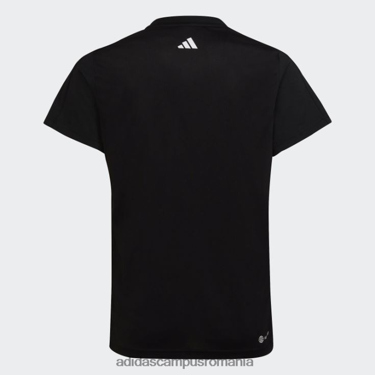 adidas campus romania Essentials aeroready tricou cu logo-fit regular negru copii alb negru J266N219196