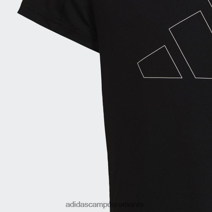 adidas campus romania Essentials aeroready tricou cu logo-fit regular negru copii alb negru J266N219196