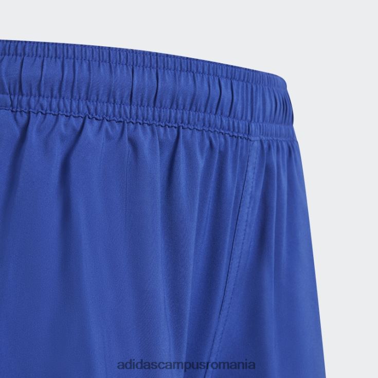 adidas campus romania Pantaloni scurți de baie albi cu 3 dungi copii albastru alb J266N211880
